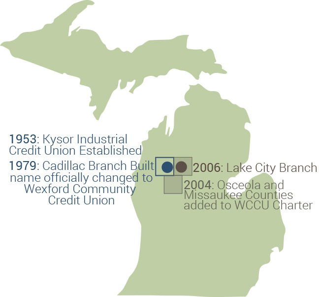 Michigan map outline